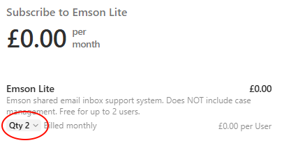 Emson Lite Quantity