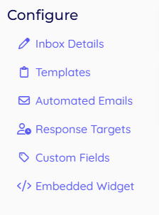 Inbox configuration